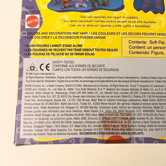 Vintage 1998 The Rugrats Movie Phil Soft Pal Nickelodeon Mattel Action Figure - Picture 8 of 16